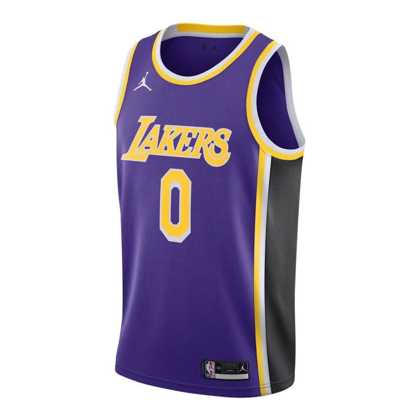 Jersey Jordan Jordan NBA Lakers Kuzma 0 Retro Basketball Jersey Lilla | CV9481-506