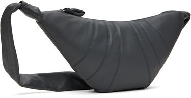 Håndtaske LEMAIRE Medium Croissant Leather Shoulder Bag Grå | BG0001 LL095, 1