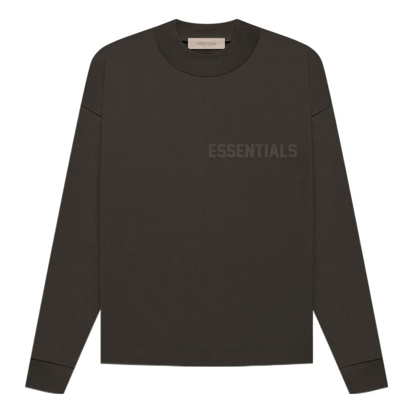 Sweatshirt Fear of God Essentials Long Sleeve T-Shirt Brun | FOG-FW22-911