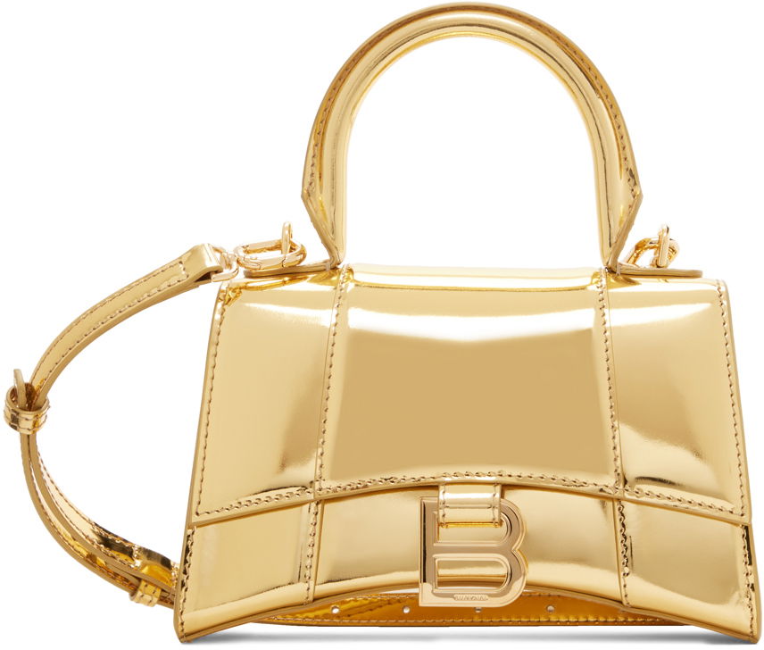 Håndtaske Balenciaga Gold XS Hourglass Bag Flerfarvet | 592833 2AAGJ, 0