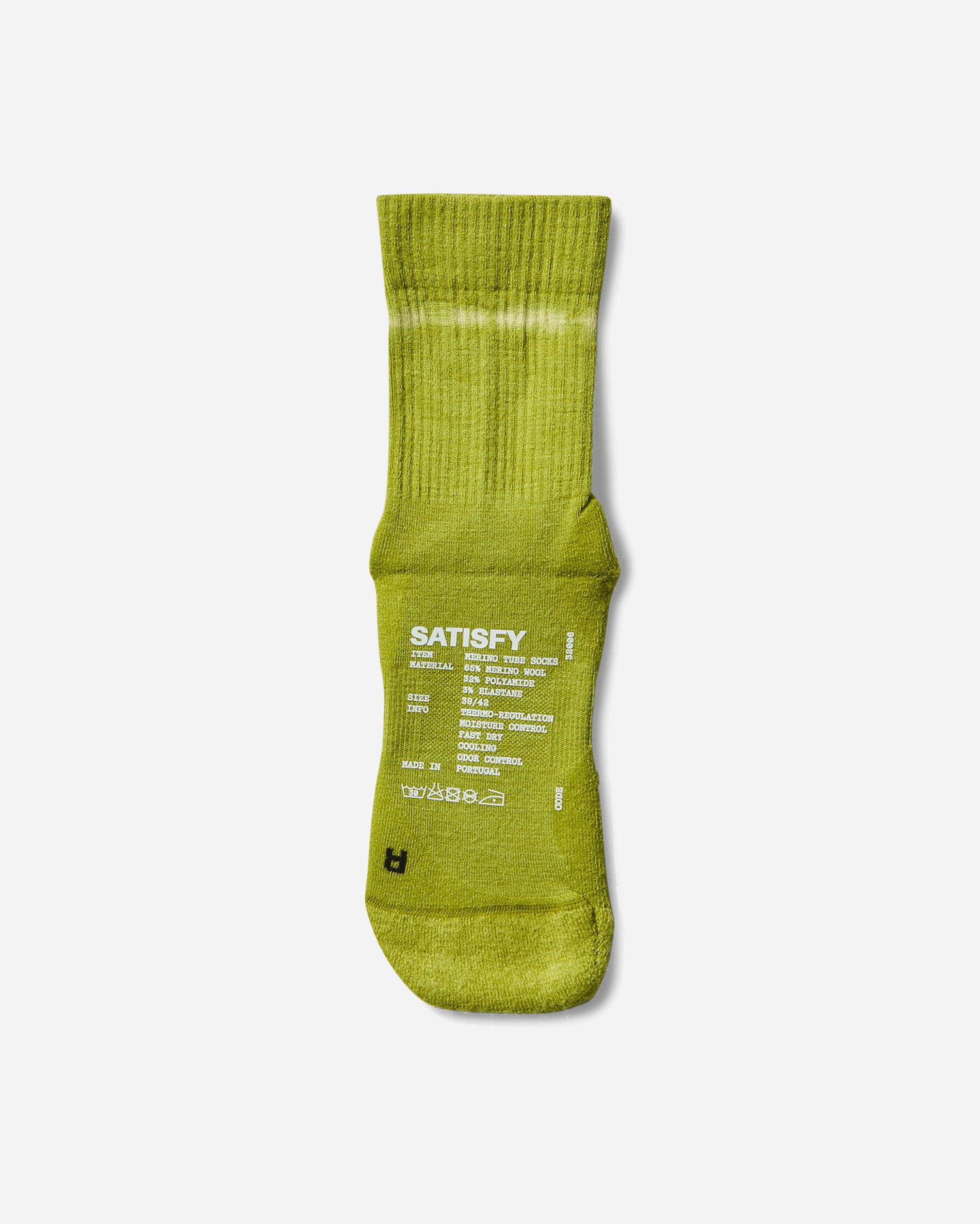 Sokker Satisfy Merino Nylon Tie Dye Tube Socks Grøn | 32002 TDGG, 1