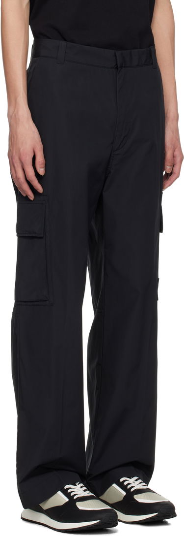 Cargo bukser BOSS Hugo Regular-Fit Water-Repellent Cargo Trousers Sort | 50530813, 1