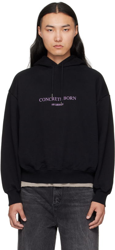 Sweatshirt Han Kjøbenhavn Han Kjobenhavn Logo Oversized Hoodie Sort | M-134727, 0