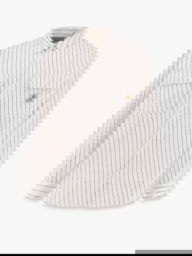 Skjorte Carhartt WIP Hendry Striped Shirt Carhartt WIP Hvid | I0348272RM02, 0