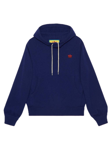 Sweatshirt Gucci adidas x Wool Hoodie Mørkeblå | ‎700446 XKCH8 4330