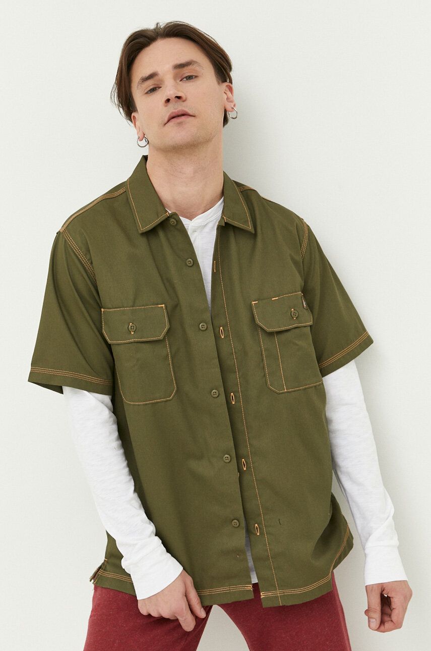 Skjorte Dickies Overshirt Grøn | DK0A4Y7LMGR1, 0