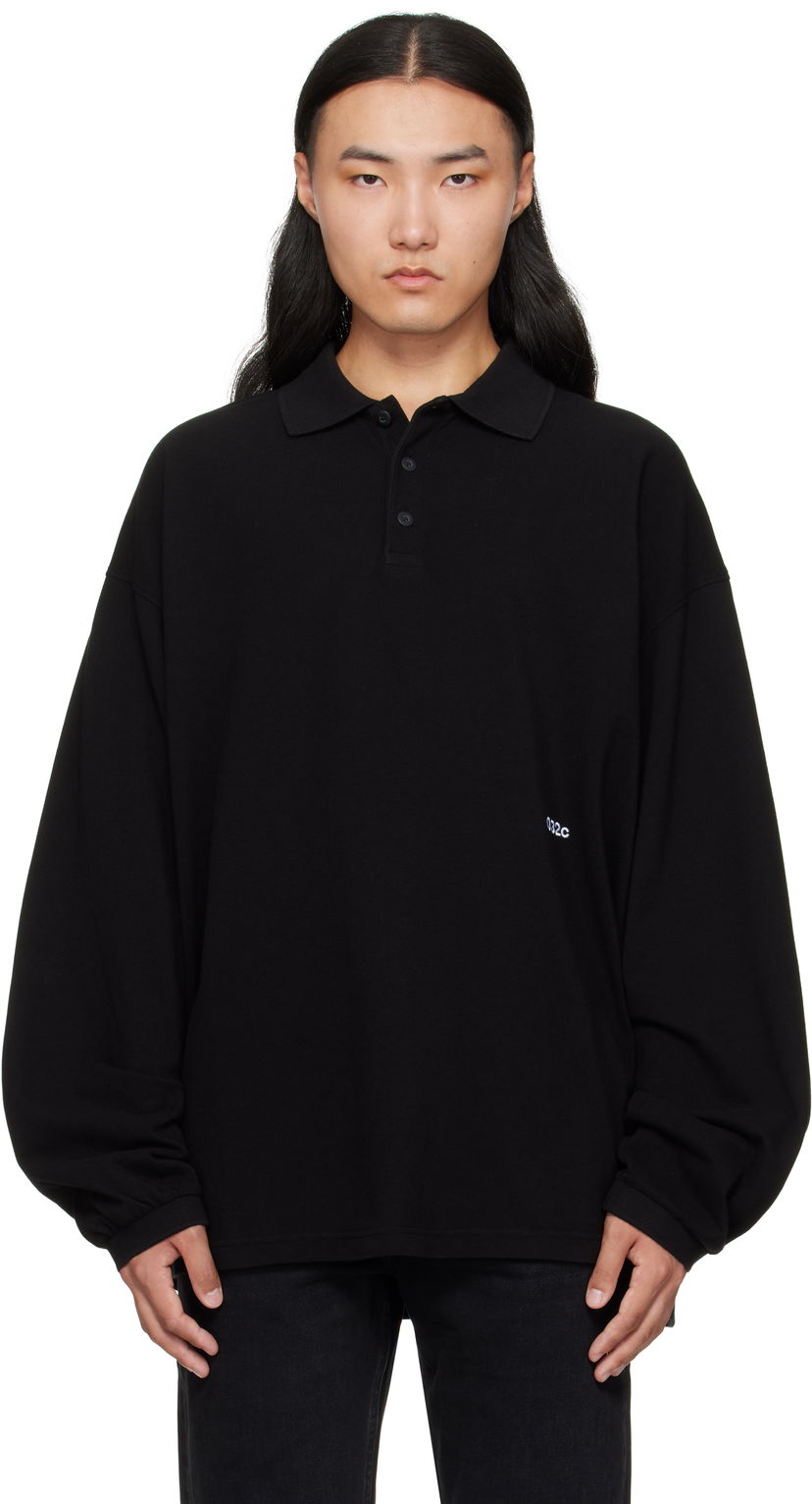 Polo skjorte 032C Speed Devil Polo Sort | F25-URC-0479-050