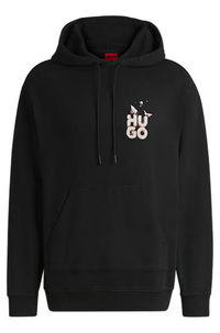 Relaxed-fit Hoodie with Seasonal Artwork