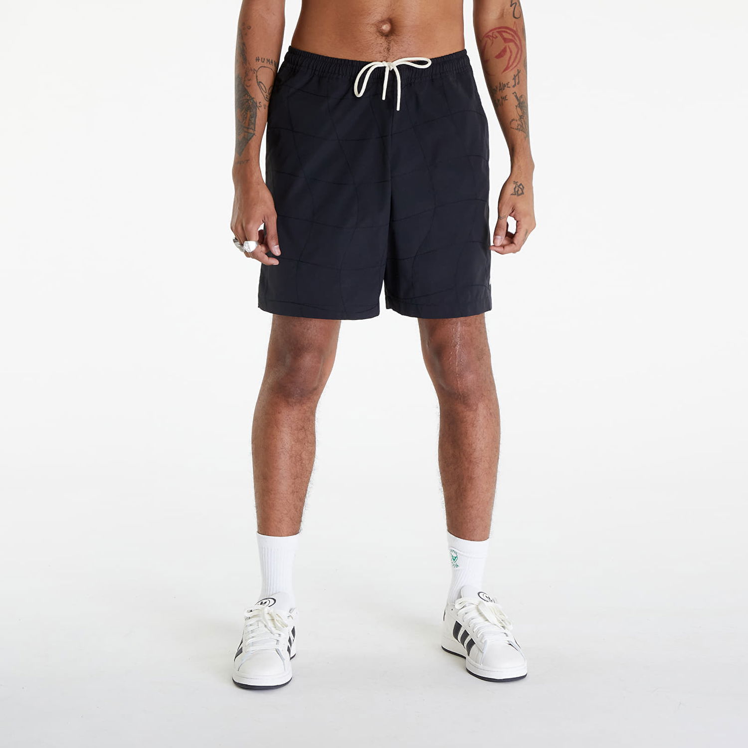 Shorts Dime Wave Quilted Shorts Sort | DIMESP2437BLK, 0