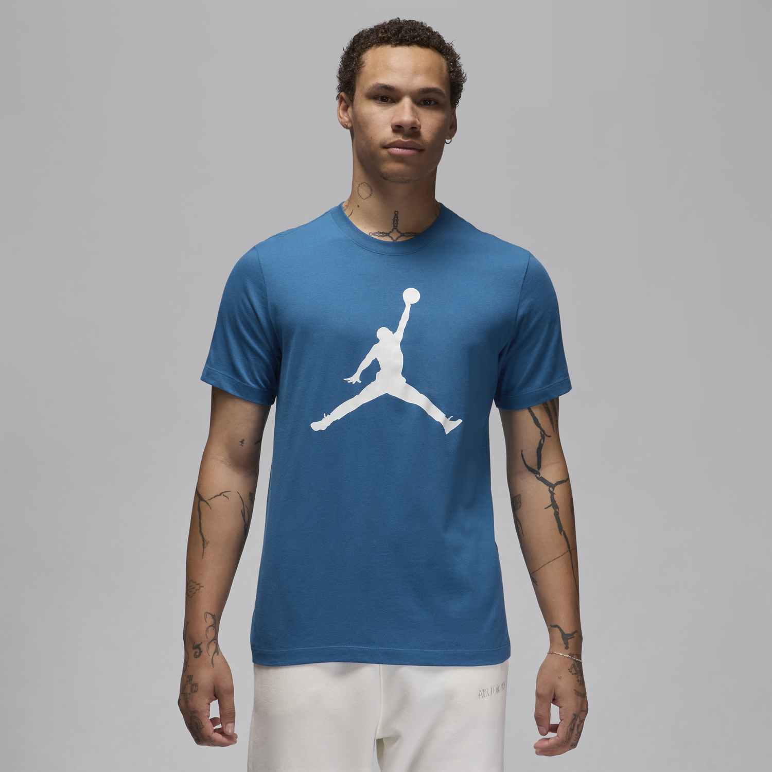 T-shirt Jordan Jordan Jumpman Blå | CJ0921-457, 0