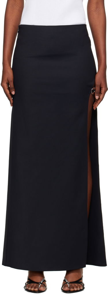 Nederdel Coperni Coperni Garter Belt Maxi Skirt Sort | COPJ100F2043, 0