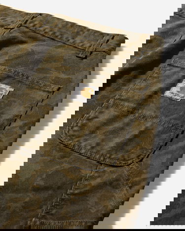 Bukser Carhartt WIP Duck Single Knee Pants Camo Duck Green / Office Green Brun | I033896 2MQGD, 4