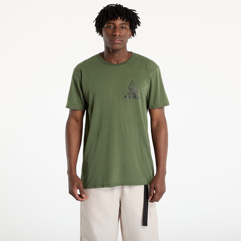 T-shirt Horsefeathers Horsefeathers Reckless Tech T-Shirt Grøn | TM068A