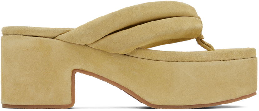 Kjole Dries Van Noten Dries Van Noten Platform Thong Sandals Orange | WS241-1119-106
