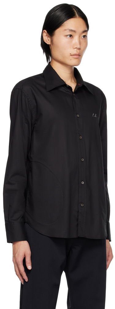 Skjorte Paul Smith Paul Smith Commission Edition Embroidered Shirt Sort | M1R-492Y-L01241, 1