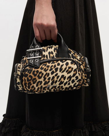 Håndtaske GANNI Bucky Polochon Mini Print Bag Flerfarvet | A6740-943, 2