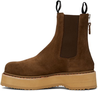 Tøj R13 R13 Single Stack Chelsea Boots Brun | R13S0240-07, 2