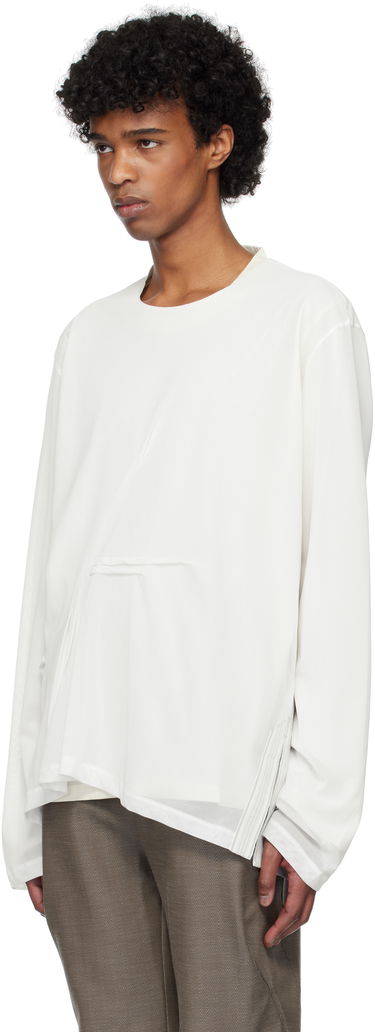 Sweater KIKO KOSTADINOV Kiko Kostadinov Inex Mesh T-Shirt Hvid | KKSS25TP02-76, 3