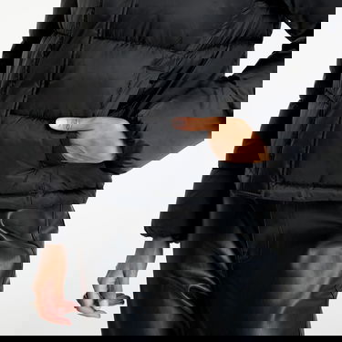 Puffer jakke CALVIN KLEIN Shiny Monologo Jacket Sort | J20J224616 BEH, 3