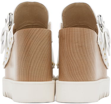 Sneakers og sko Stella McCartney Elyse Star-Studded Slip-On Platform Clogs Hvid | 810426AP00P0, 1