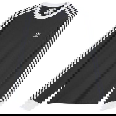 T-shirt adidas Originals 3 Stripe Regular Long Sleeve T-Shirt Sort | JC5774, 1