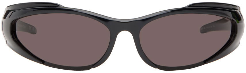 Solbriller Balenciaga Oval Sort | BB0253S, 0