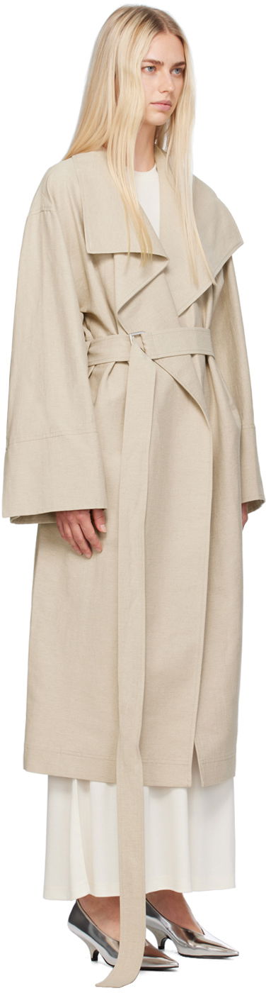 Trenchcoat TOTEME Totême Signature Trench Coat Beige | 243-WRO3318-FB0196, 1