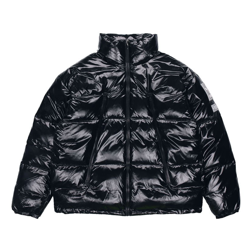 Puffer jakke adidas Originals Originals Long Sleeve Stand Collar Down Jacket Sort | H66013