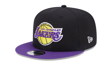 Kasket New Era LA Lakers Team Side Patch 9FIFTY Snapback Cap Sort | 60364386, 0