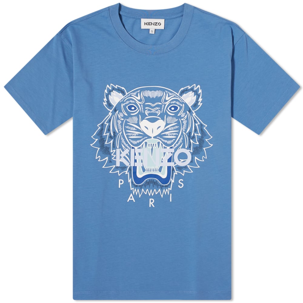 T-shirt KENZO Kenzo Classic Tiger T-Shirt Blå | FB65TS0204YA-72, 0