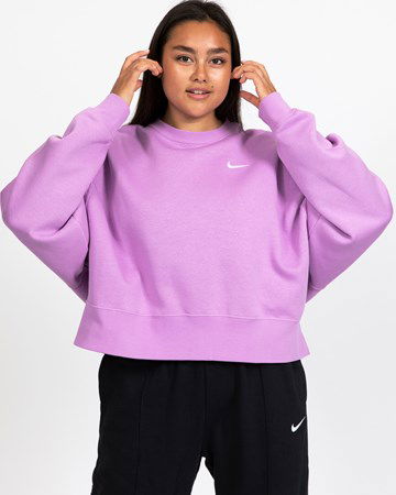 Sweatshirt Nike Crew Fleece Trend Lilla | CK0168-591, 1