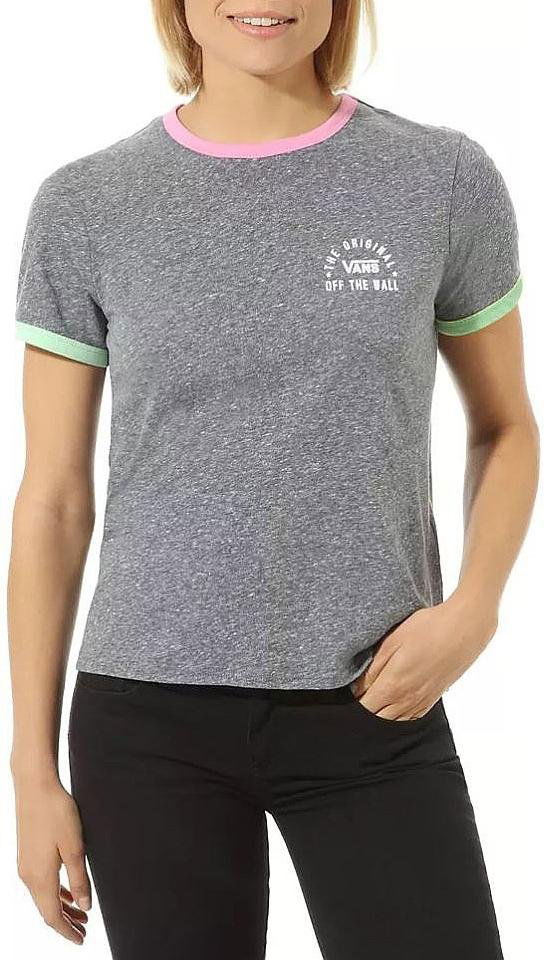 T-shirt Vans Women's T-Shirt Short Sleeve Print Grå | vn0a4dnqv5o1