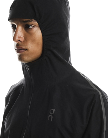 Vindjakke On Running Running Performance Hooded Waterproof Jacket Sort | 1mf30770553, 3