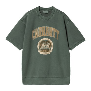Sweater Carhartt WIP Carhartt WIP Library Short Sleeve Sweatshirt Grøn | I034727_9, 4