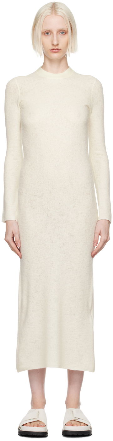 Kjole Jil Sander Layered Maxi Dress Hvid | J02FV0103_JTN367