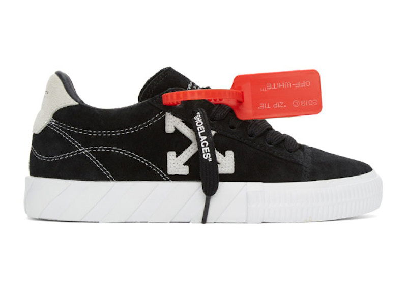 Sneakers og sko Off-White Vulc Low Black White Sole W Sort | OWIA216F20LEA0011001