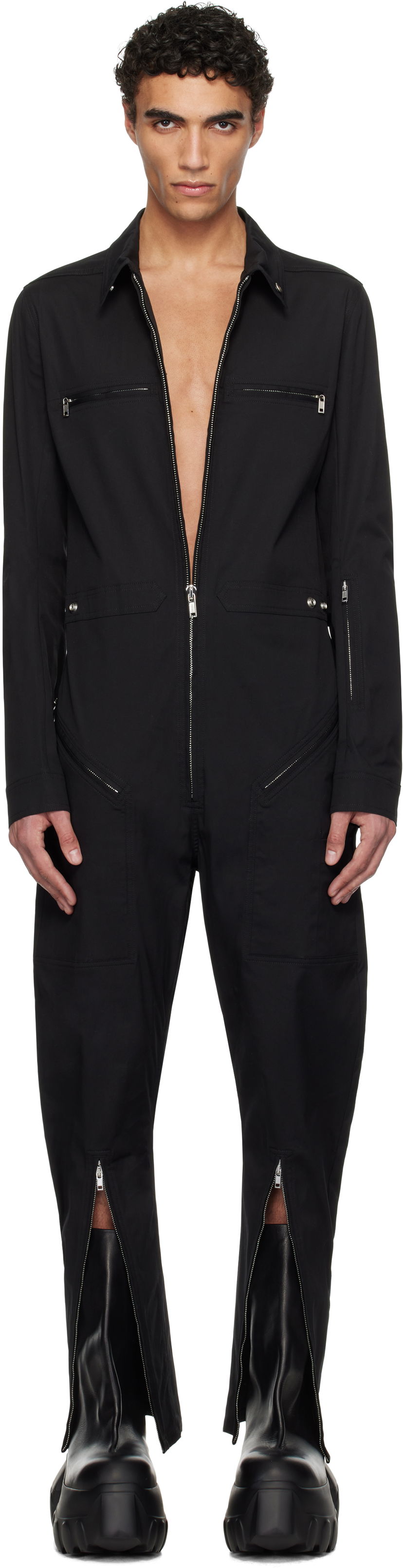 Jumpsuit Rick Owens Rick Owens Hollywood Headon Jumpsuit Sort | RU01E5559 TE