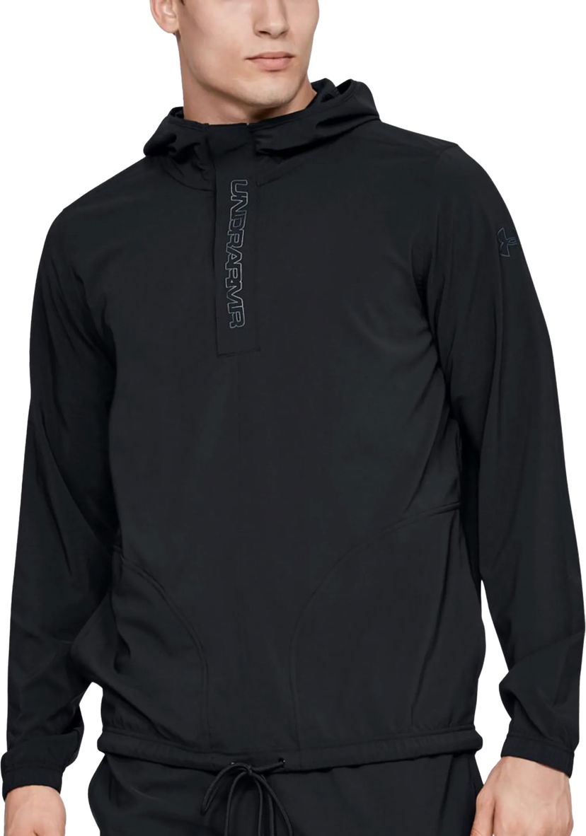 Jakke Under Armour UA Baseline Woven Jacket-BLK Sort | 1383400-001