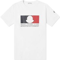 T-shirt Moncler Box Logo T-Shirt White Hvid | 8C000-19-8390T-002, 1