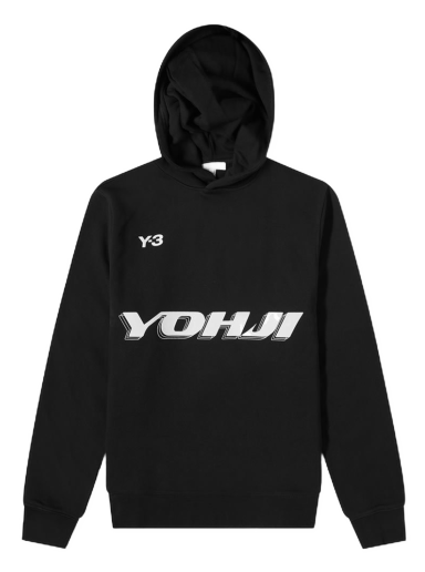 Sweatshirt Y-3 Graphic Hoody Sort | HT4732