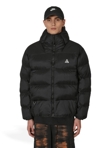 Puffer jakke Nike ACG Therma-FIT ADV Lunar Lake Jacket Sort | DH3070-011