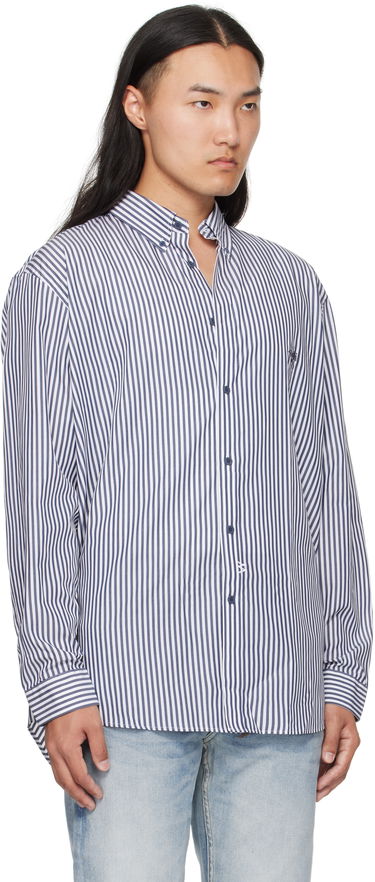 Skjorte Ksubi Ksubi KSignature Long Sleeve Shirt Blå | MFA25SH020, 1