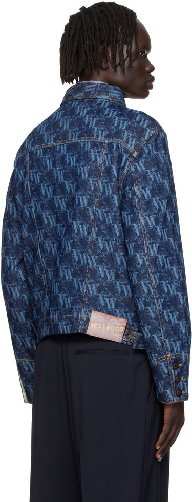 Jakke Vivienne Westwood Vivienne Westwood Stormrider Denim Jacket Blå | 2801000K-W014I-, 2