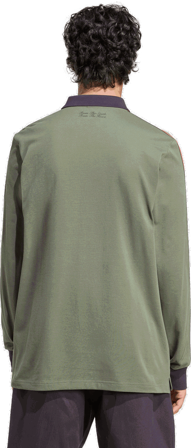 Polo skjorte adidas Originals FC Bayern Munich Icon Long Sleeve Polo Shirt Grøn | jn0253, 1