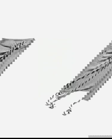 Nederdel Ottolinger Rib Wrap Skirt Grå | 104-300104-02 GRYSLV, 0