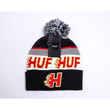 Beanie HUF Enforcer Pom Beanie black Sort | bn00125-black, 0