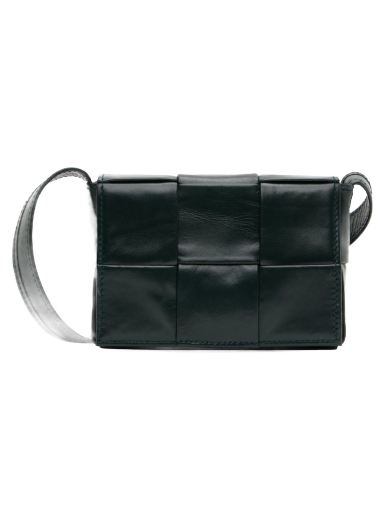 Skuldertaske Bottega Veneta Mini Candy Cassette Messenger Bag Sort | 667048 VCQ72