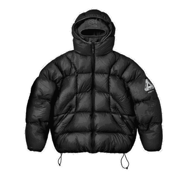 Puffer jakke Palace Pertex Frost Balaclava Puffa Sort | P23JK089, 0