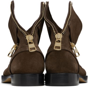 Tøj JW Anderson JW Anderson Suede Biker Boots Brun | BT0102-LA0240, 1