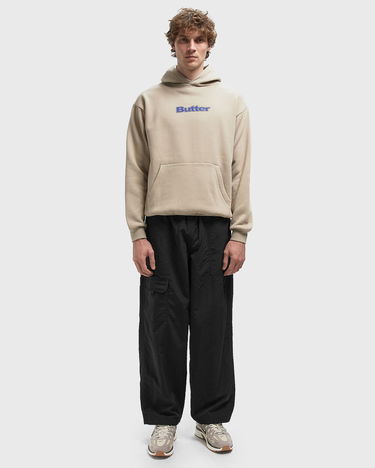 Sweatshirt Butter Goods Outline Logo Pullover Hoodie Beige | P25114, 2